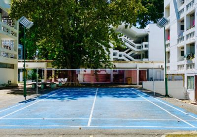 Dorm-E Badminton court